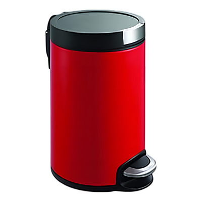 EKO EK9225MT-12L SOFT CLOSE PEDAL BIN S-STEEL 12L